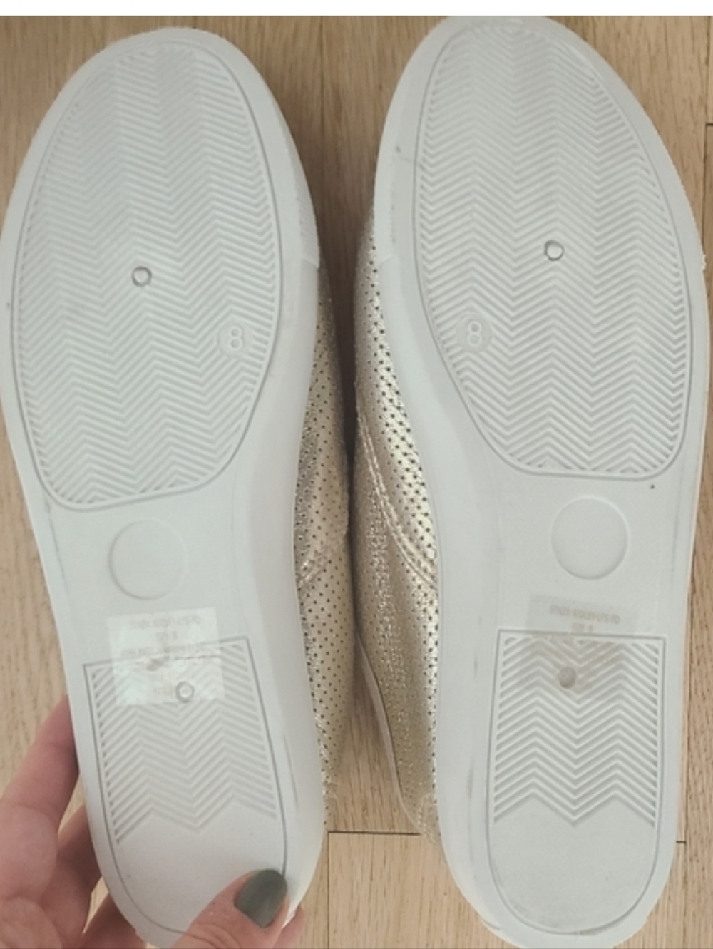 Charles Albert Women's Slip-on Sneakers, NWT - Picture 3 of 3